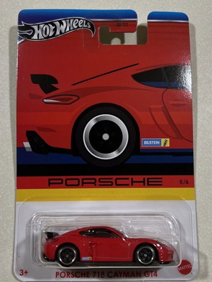 Hot Wheels Porsche 718 Cayman GT4 2024 нов, Porsche Series #5/6