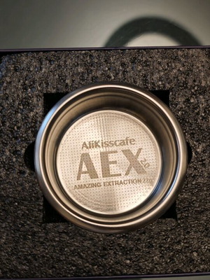 Καλάθι φίλτρου espresso AEX 22g από ανοξείδωτο ατσάλι για portafilters 58mm καινούργιο