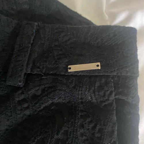 BSB black pants with embossed patterns like new, size M