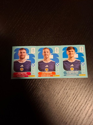 Scotland Players FIFA World Cup 2026 Stickers new