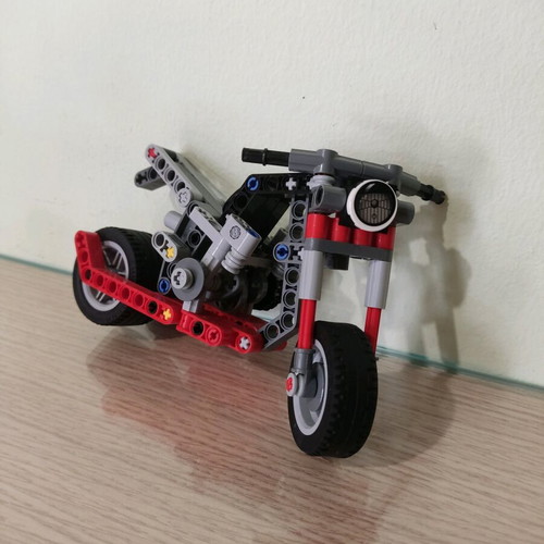 Lego Technic set like new with motorcycle, airplane, excavator and forklift