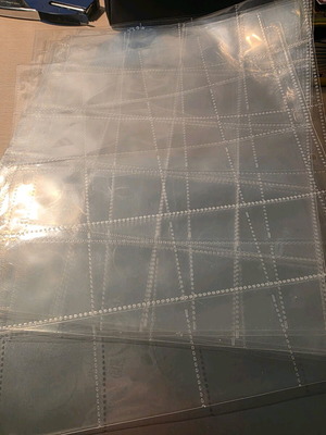 Coin sleeves like new, pack of 10 with 20 pockets each