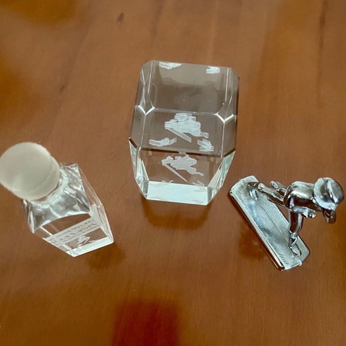 Johnnie Walker collectible decorations used, set of 3