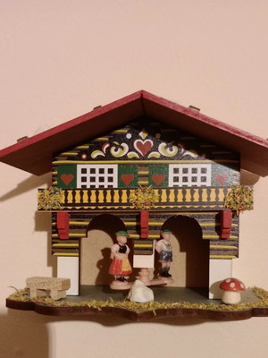 Alpine vintage house new handmade barometer decorative item
