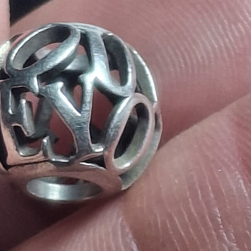 Pandora charm 'I love you' silver