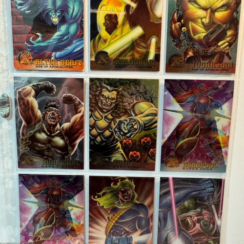 Marvel Fleer And Ultra Collection set 53 unique trading cards like new
