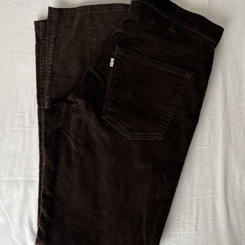 Levi's vintage corduroy pants dark brown used, size L 40 12