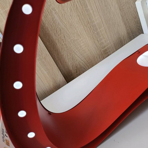 Design LED lamp used, red, modern style