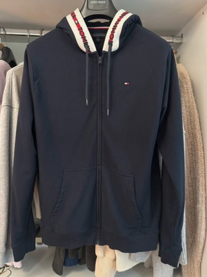 Βαμβακερή ζακέτα Tommy Hilfiger μεταχειρισμένη, μπλε, Small