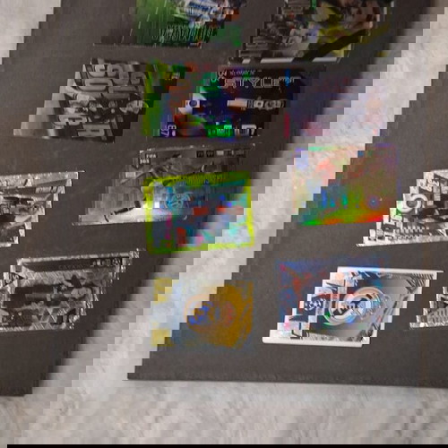 Football cards used, old, very good condition