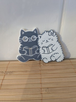 Магнитна книга отметка Love Cats нова