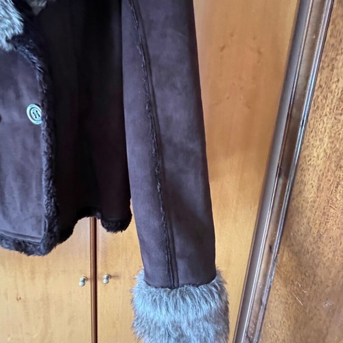 Vintage castor short jacket like new, brown, size medium