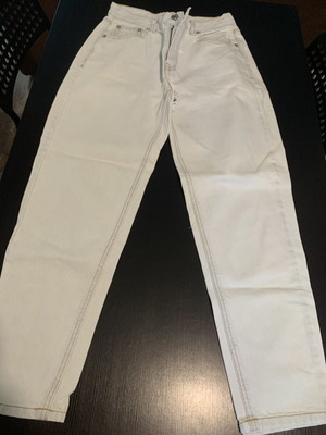 Pull & Bear Mum Fit Jeans Size 38 Like New, Grey