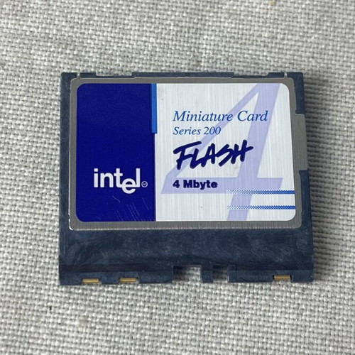 Intel Miniature Card Series 200 Flash 4MB used memory card