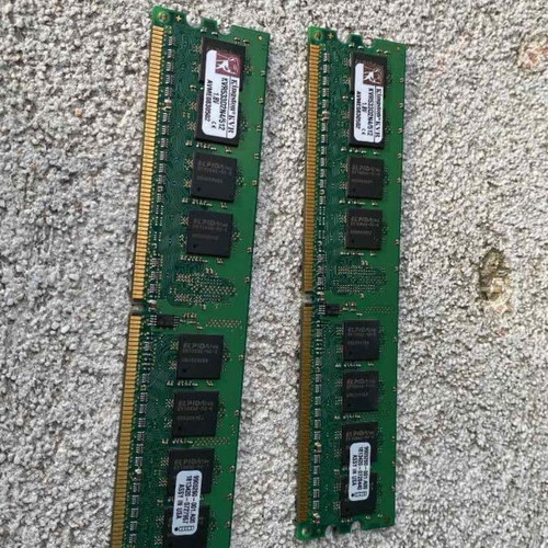 Kingston RAM 512MB DDR2 sticks like new, pack of 2