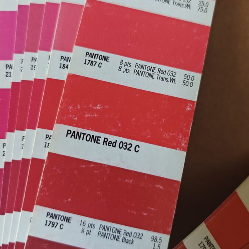 Vintage Pantone, Mecanorma & Papyrus color guides collection 1990s
