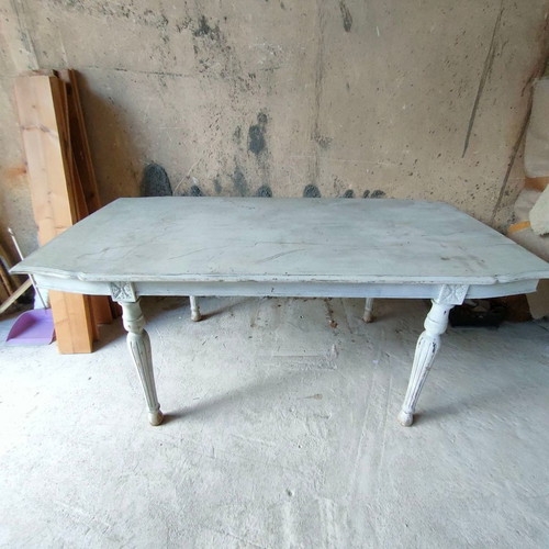 Collectible large table used 1.90x70cm handmade