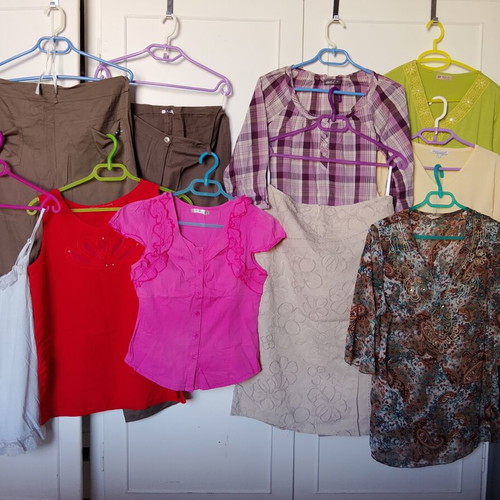 Women's clothing lot L/XL, multicolored, various brands
