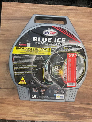 Ototop Blue Ice N60 Snow Chains like new
