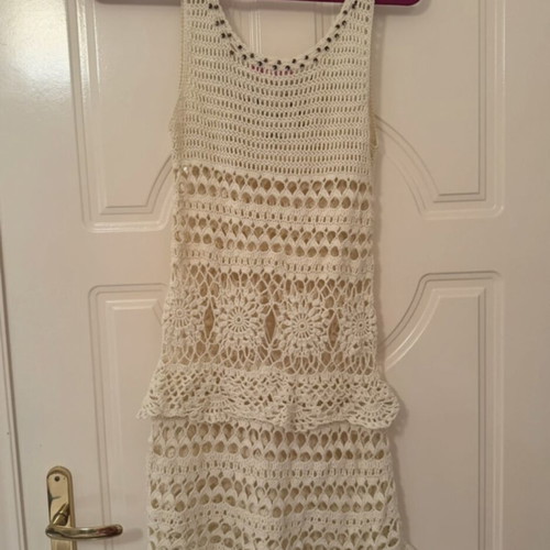 Bsb knitted dress used, beige, size S