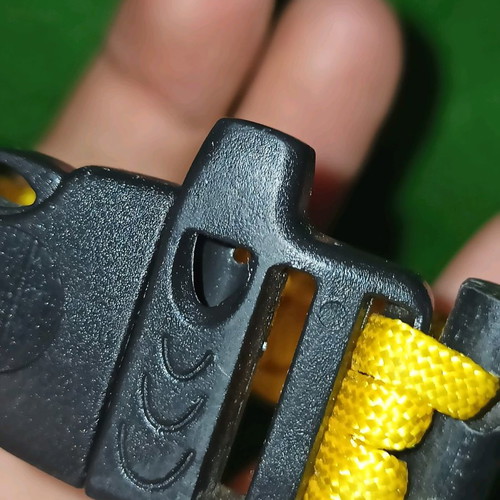 Paracord bracelet survival with cord, whistle and fire starter