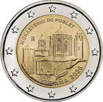 Ισπανία 2 Ευρώ 2026 UNC Αναμνηστικό Νομισμα Μοναστήρι Πομπλέτ