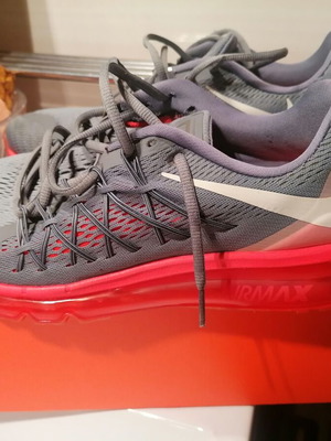 Nike Air Max sneakers like new, size 46, gray and orange