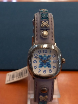 Παιδικό ρολόι χειρός Timex, μωβ και άσπρο