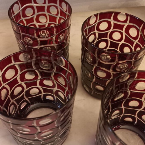 Whiskey glasses set of 6, crystal, like new