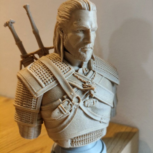 Geralt of Rivia 3d Printed Bust New