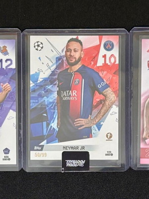 Topps Total Football collectible cards like new with Zakharyan RC, Neymar, Kerr RC