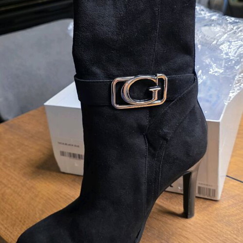 Guess suede boots new, size 40, black