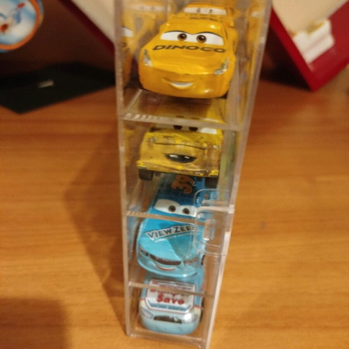 Acrylic cases for toy cars like new, set of 2