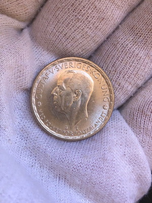 Σουηδία 1 Krona 1946 ασημένιο νόμισμα σαν καινούργιο, βασιλιάς Gustaf V