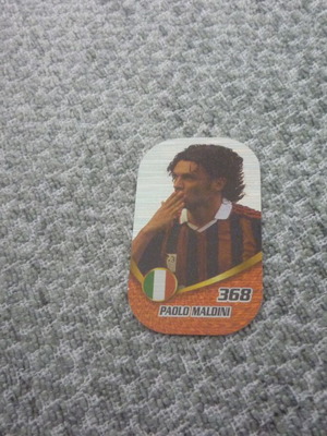 Paolo Maldini Italy Football Metal Tag used, collectible #368