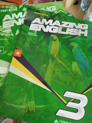 Amazing English 3 teacher's workbook and test book new