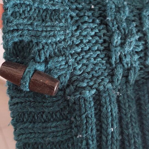 H&M wool cardigan like new, blue, small-medium