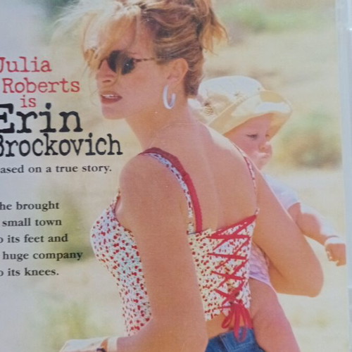 Erin Brockovich DVD used, adventure social drama with subtitles