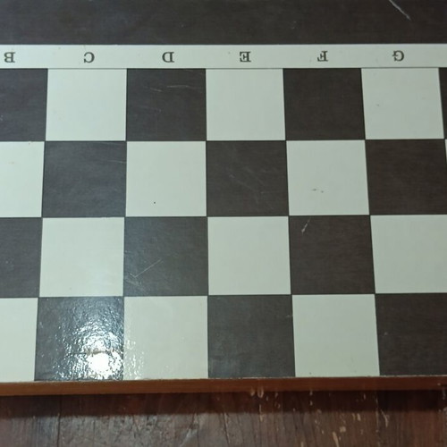 Classic wooden backgammon used, cafe style 48x50 cm