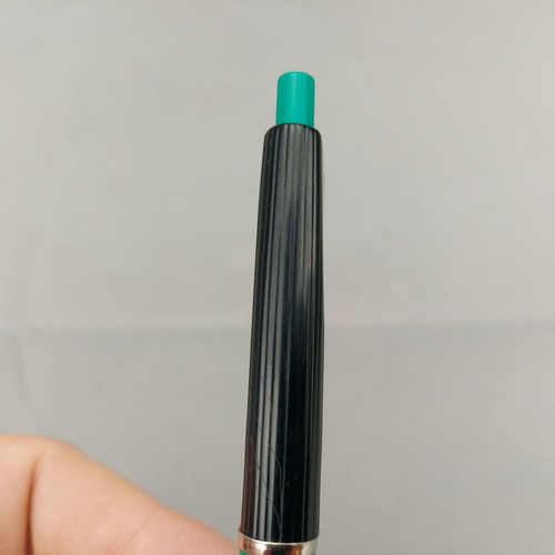 Renox vintage pen from Austria used, green and black plastic