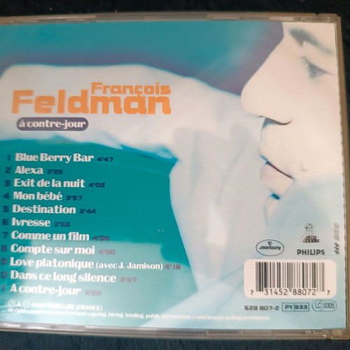 Francois Feldman À Contre Jour CD like new, pop