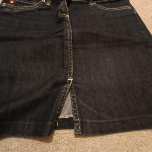 Miss Denim denim skirt like new, blue, size M