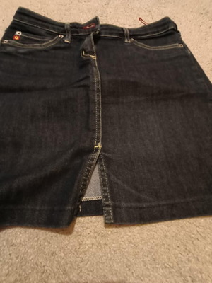 Miss Denim denim skirt like new, blue, size M