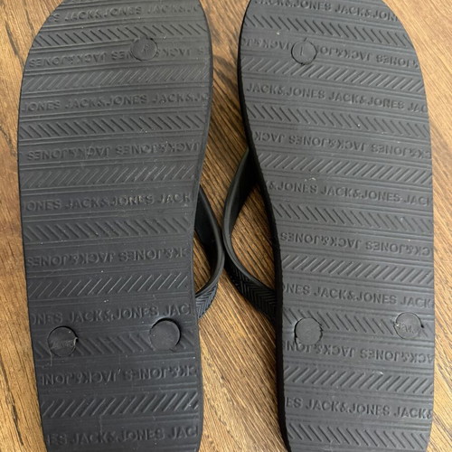 Jack & Jones men's flip flops new, dark blue size 42/43