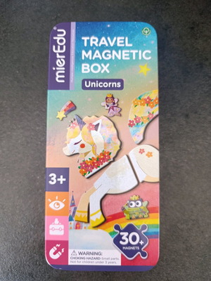 Magnetic puzzle Unicorns used with over 30 pieces
