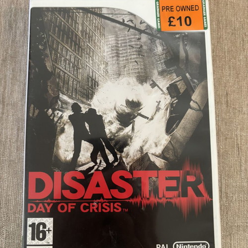 Disaster Day of Crisis Nintendo Wii game used, English full version