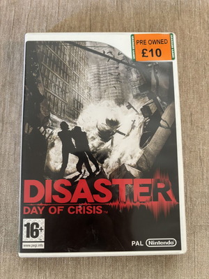 Disaster Day of Crisis Nintendo Wii game used, English full version