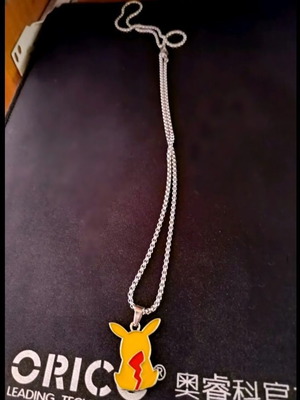 Pikachu design small necklace