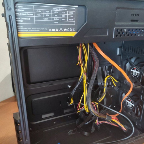 Fazn case with 550W power supply and 320GB hard drive like new
