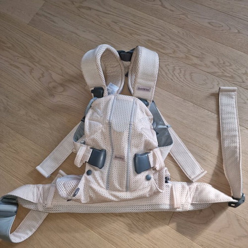 BabyBjörn One Air 3D Mesh baby carrier used, light pink